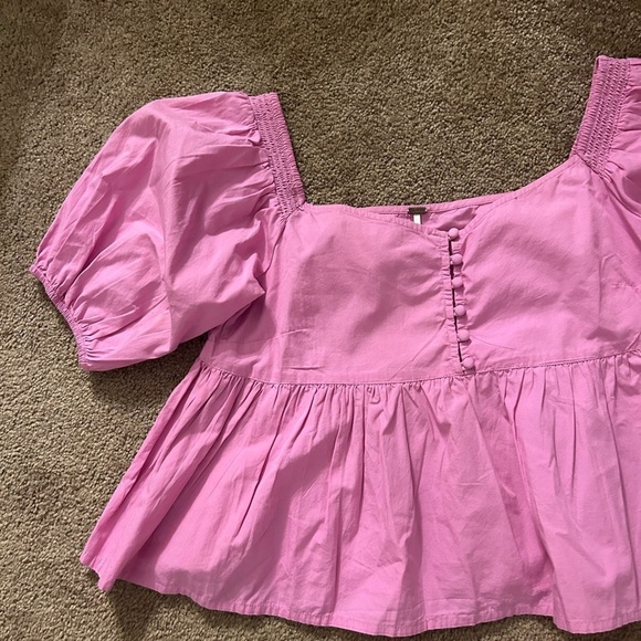 Free People Veronica Sweetheart Top in Orchid Size Small - Picture 6 of 8